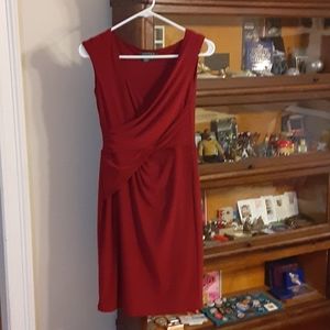 Ralph Lauren Adera Dark Red dress size 2